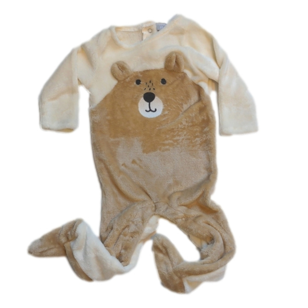 Children's Place Bear Infant Footed Sleeper * 6-9M
